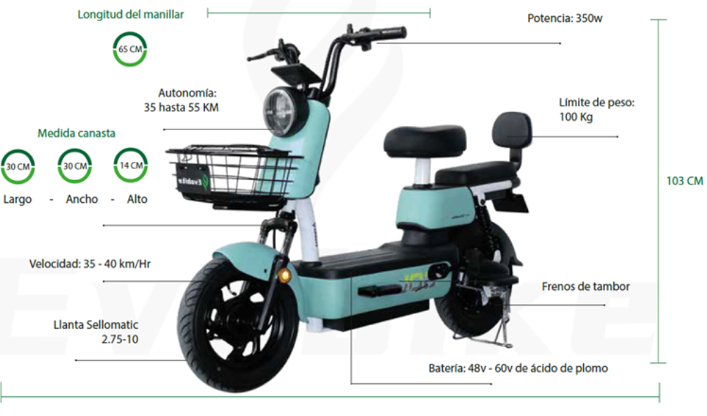 BICIMOTO ELÉCTRICA SOL - Mi tienda
