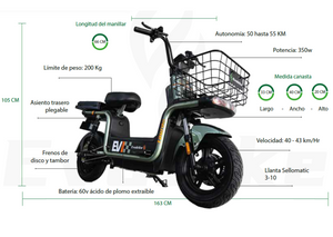 BICIMOTO ELÉCTRICA TAURO - Mi tienda